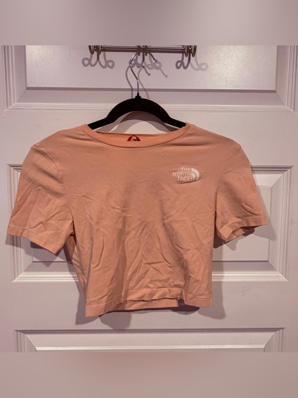 The North Face Peach Short Sleeve Crop Top